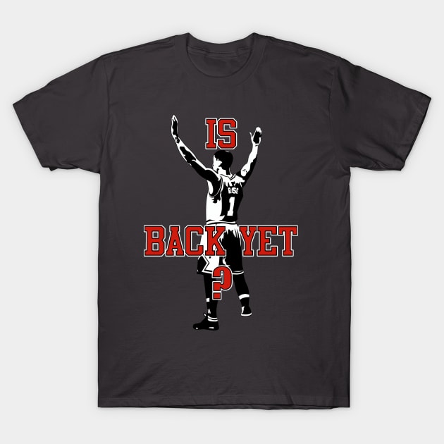 Is Derrick Rose Back Yet? T-Shirt by surheeho